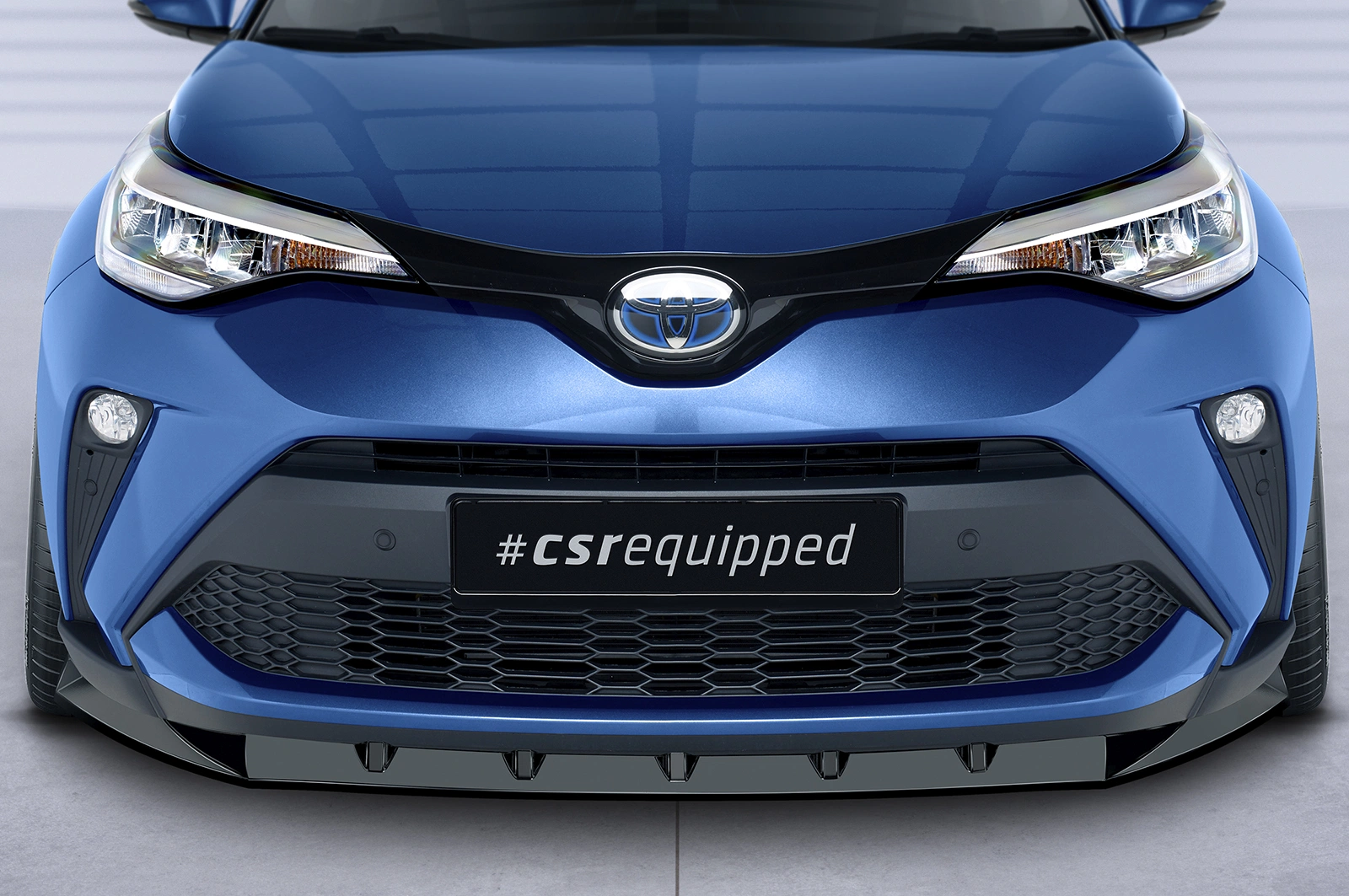 Voorspoiler Toyota C-HR Facelift 2020- Glans Zwart CSR