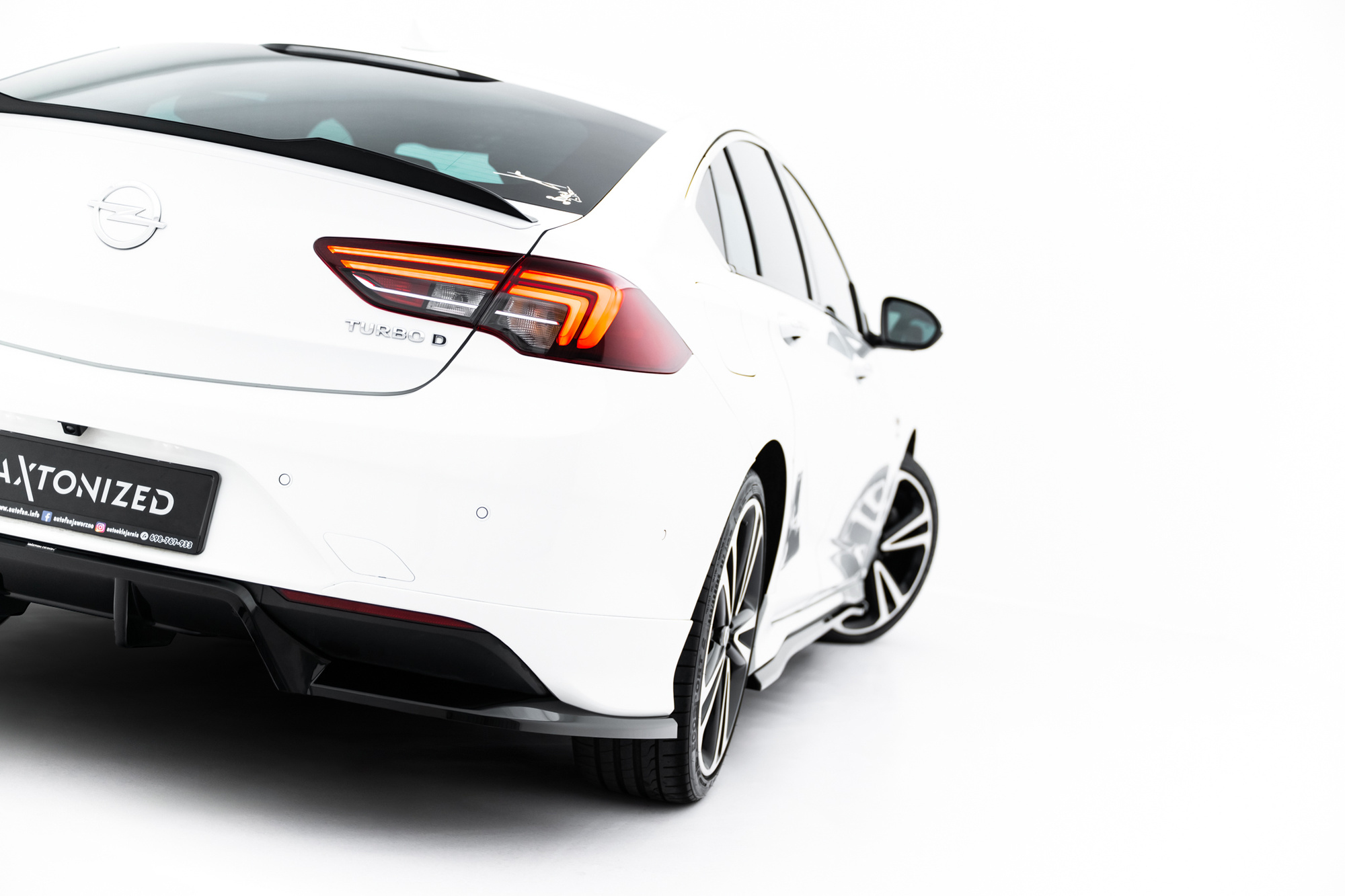 Achterdiffuser Opel Insignia OPC-Line Mk2 (met verticale lamellen) 2017–2020 van Maxton Design