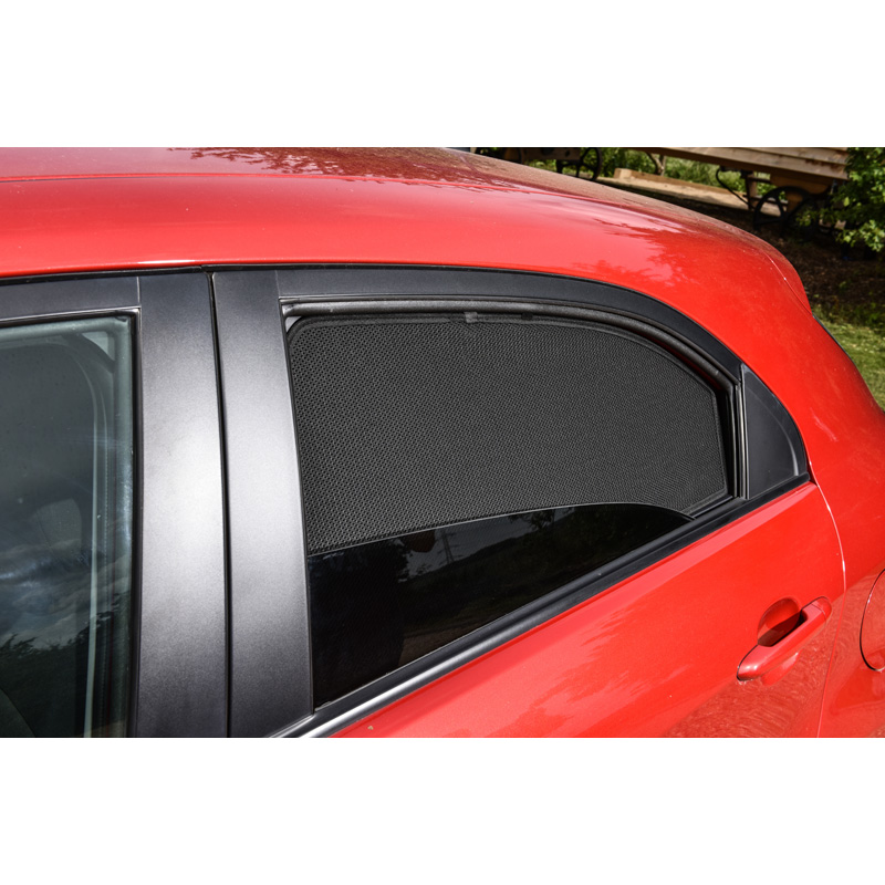 Set Car Shades (achterportieren)  Kia Rio 5 deurs 2011-2016 (2-delig)