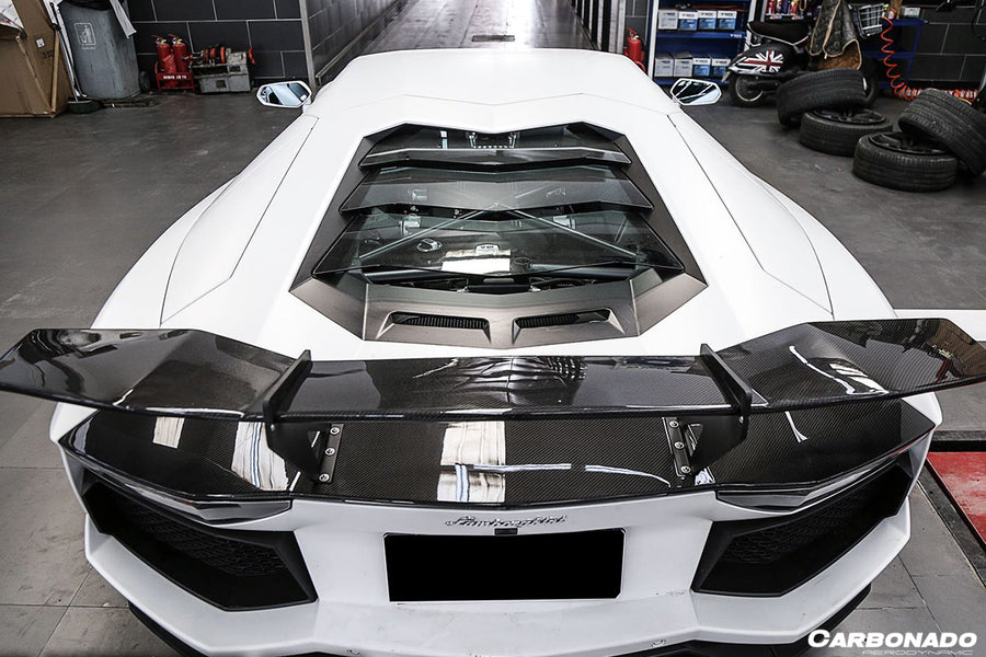 Lamborghini Aventador LP700 LP740 Coupe/Roadster RZS Style Carbon Fiber Spoiler 2011-2020