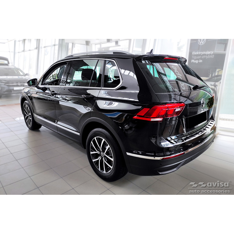 RVS Achterbumperprotector  Volkswagen Tiguan II 2016-2020 & Facelift 2020-2024 'STRONG EDITION'