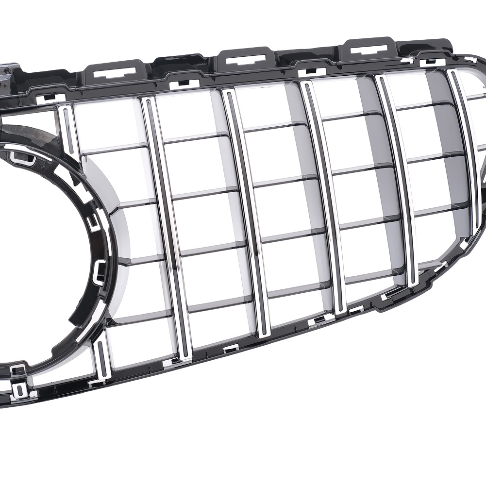 Grill Mercedes W205 Facelift 18-.. Zwart Chroom GT Look Camera