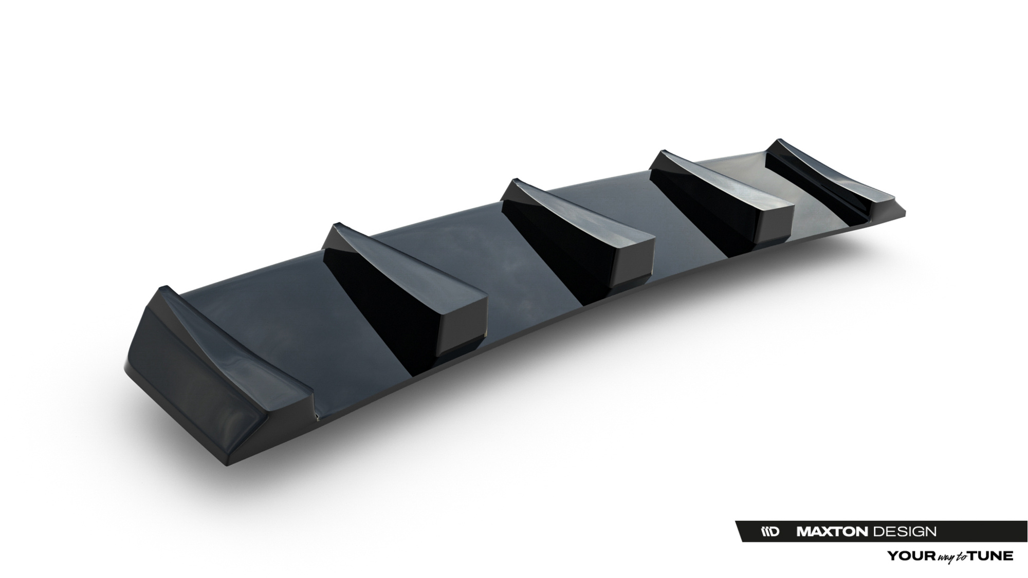 Diffusor Splitter Lexus IS 500 Mk3 Facelift 2 (XE30) Maxton Glans Zwart