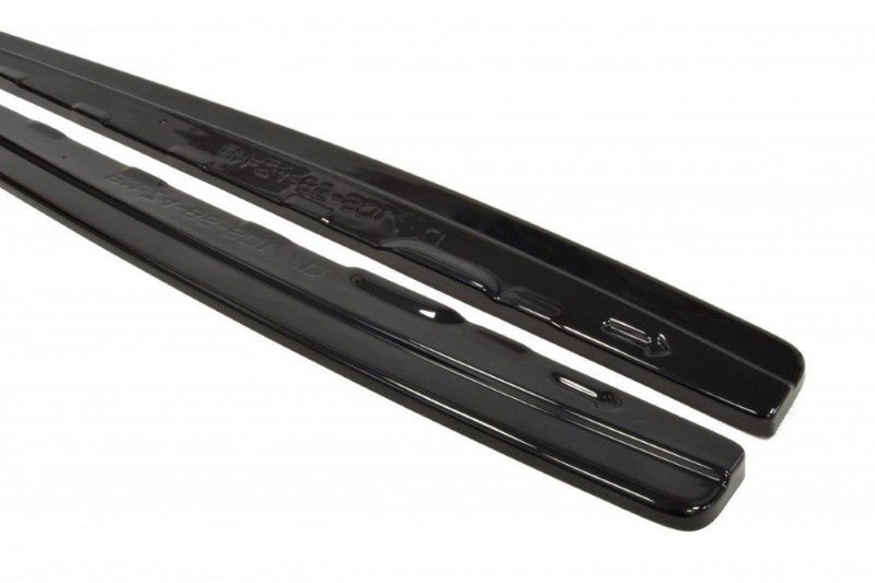 Zijskirts Diffusers BMW Z4 E85 / E86 (Preface) Glanzend Zwart