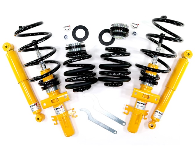 Schroefset Koni VW Transporter T5 & T6 Geel T32