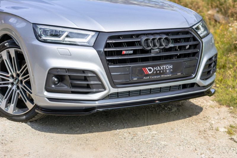 Voorspoiler Audi SQ5/Q5 S-Line MK11 Glanzend Zwart