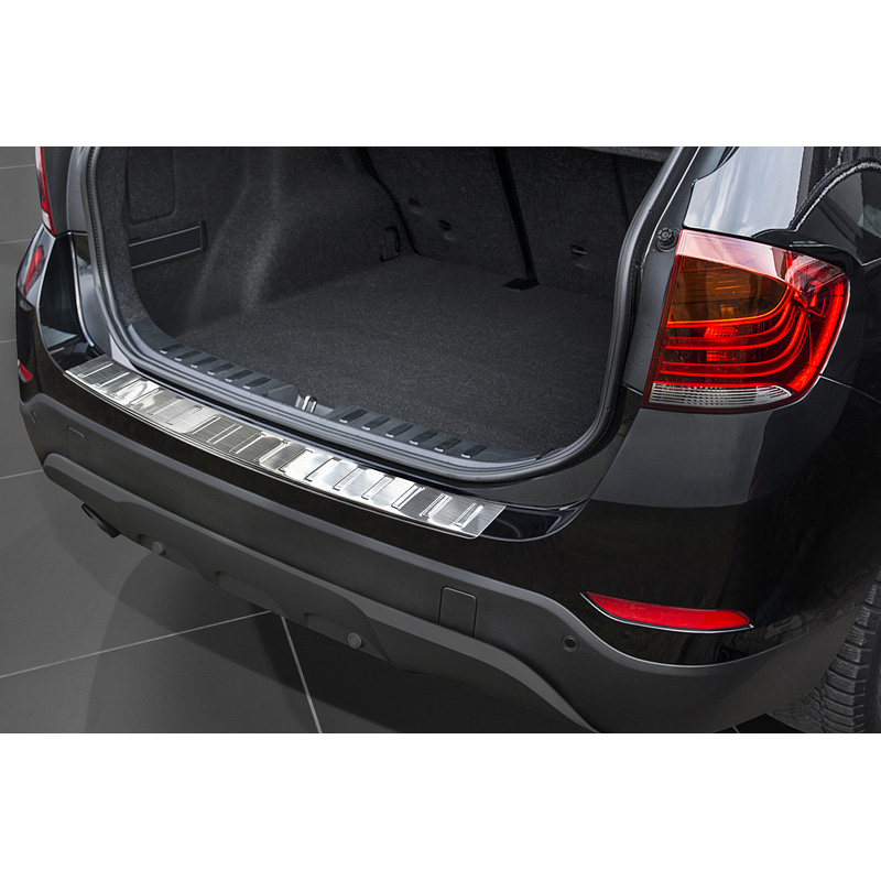 RVS Achterbumperprotector  BMW X1 E84 Facelift 2012-2015 'Ribs' excl. M-Pakket