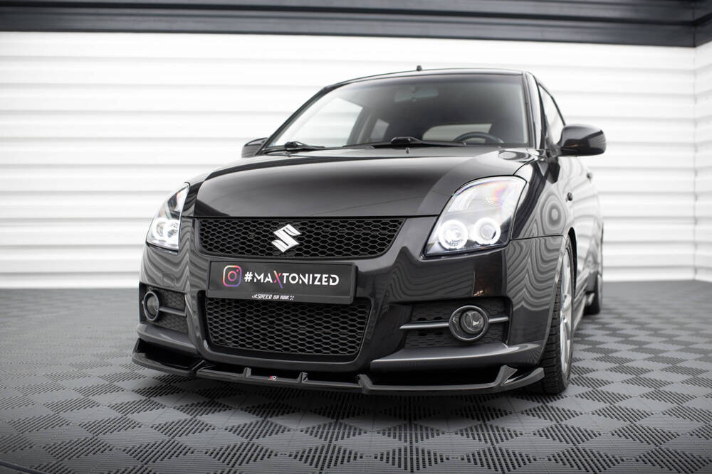 Voorspoiler Suzuki Swift Sport Maxton Glans Zwart