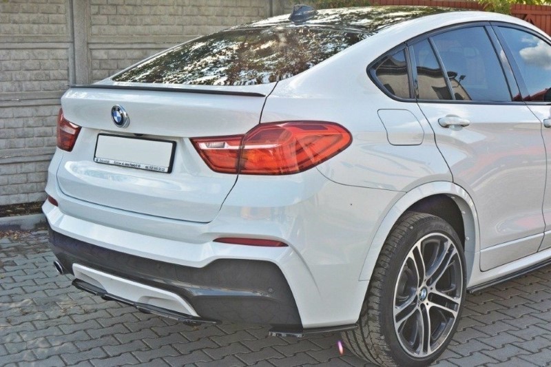 Centrale Achterspoiler BMW X4 M-Pack (met verticale bar)Glanzend Zwart
