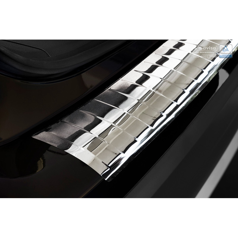Chroom RVS Achterbumperprotector  Mitsubishi Outlander III 2015- 'Ribs'