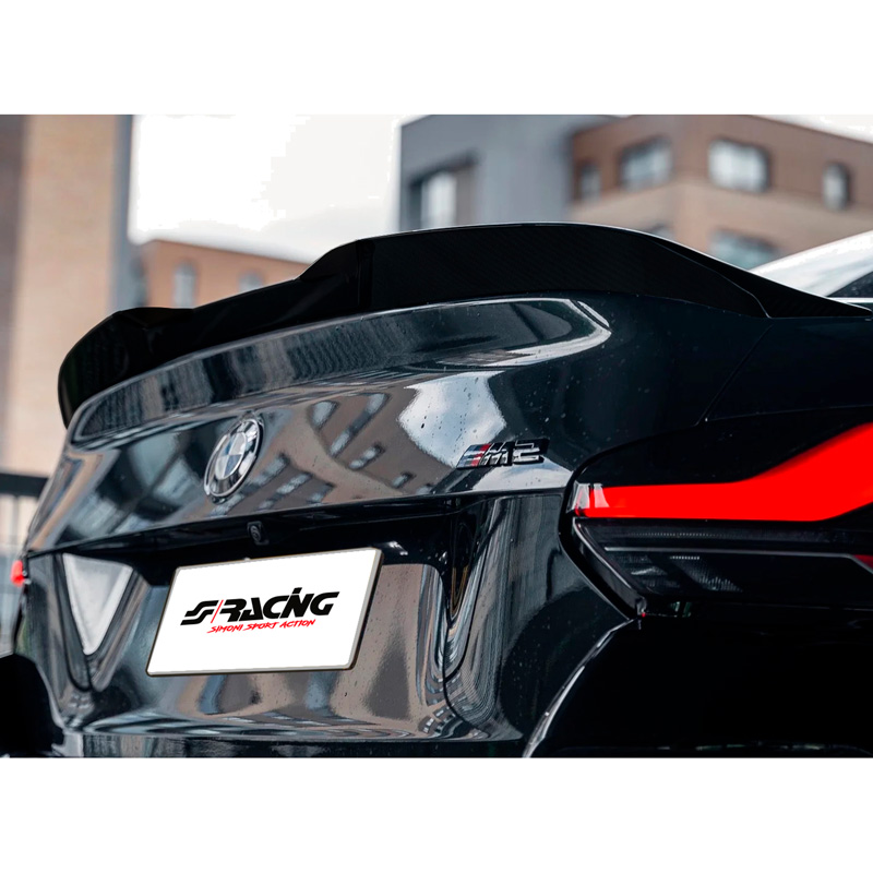 Simoni Racing Universele lijmspoiler voor kofferbak of dak – 122×8 cm
