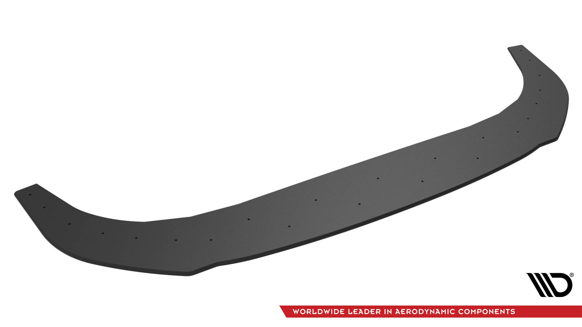Street Pro Voorspoiler V.2 Volkswagen Golf GTI / GTE / R-Line Mk8 Facelift Maxton Glanzend zwart