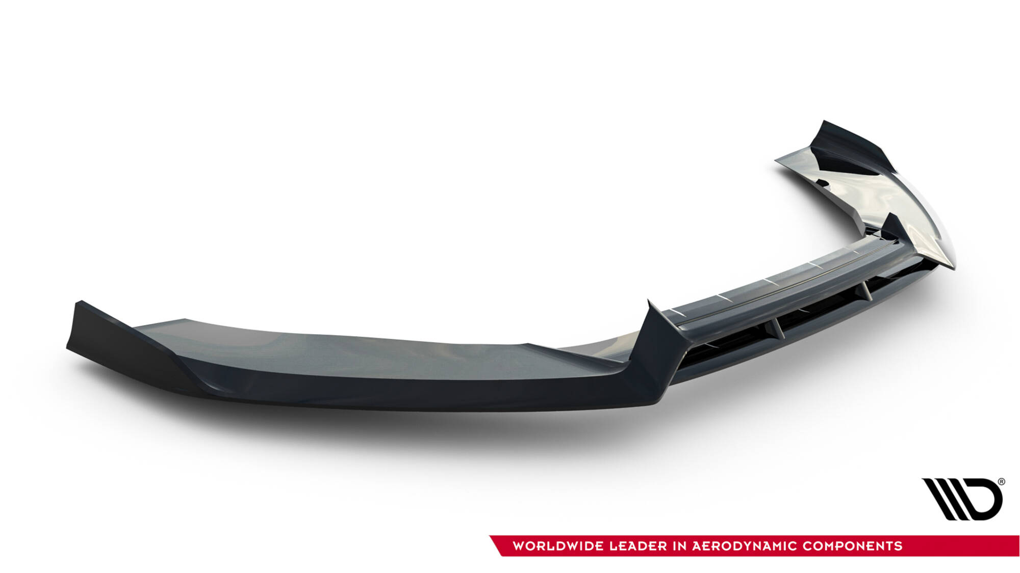 Voorspoiler V.3 Audi A6 / A6 C7 S-line/ S6 C7 Facelift Maxton Glanzend zwart