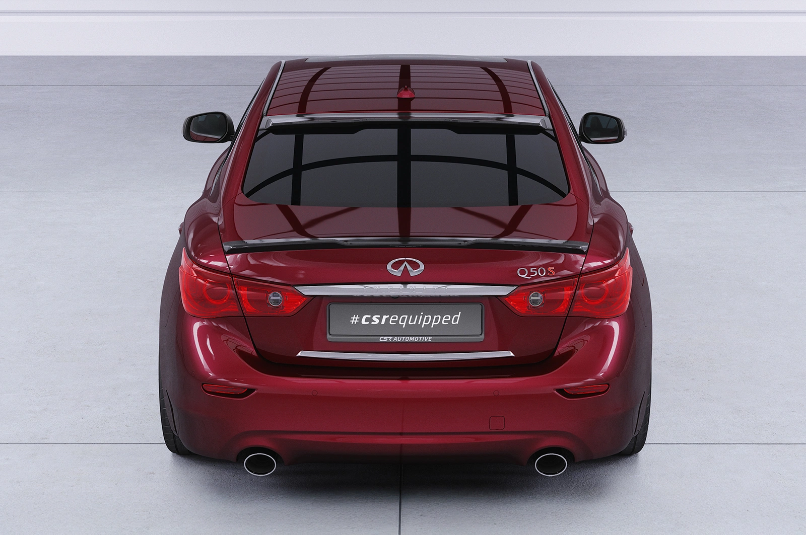 Achterspoiler Infiniti Q50 glans zwart