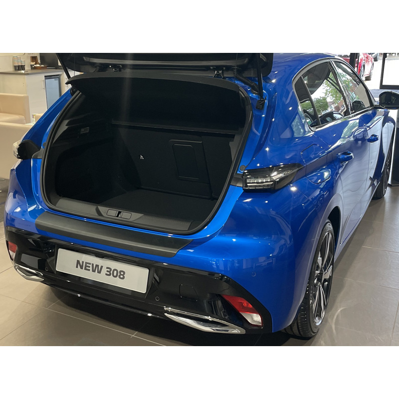 ABS Achterbumper beschermlijst  Peugeot 308 HB 5 deurs 2021- Zwart