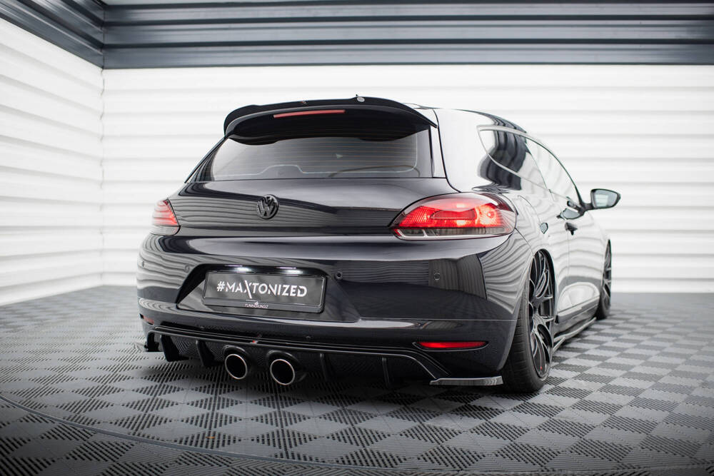 Diffuser Volkswagen Scirocco Maxton Glans Zwart R32 Look