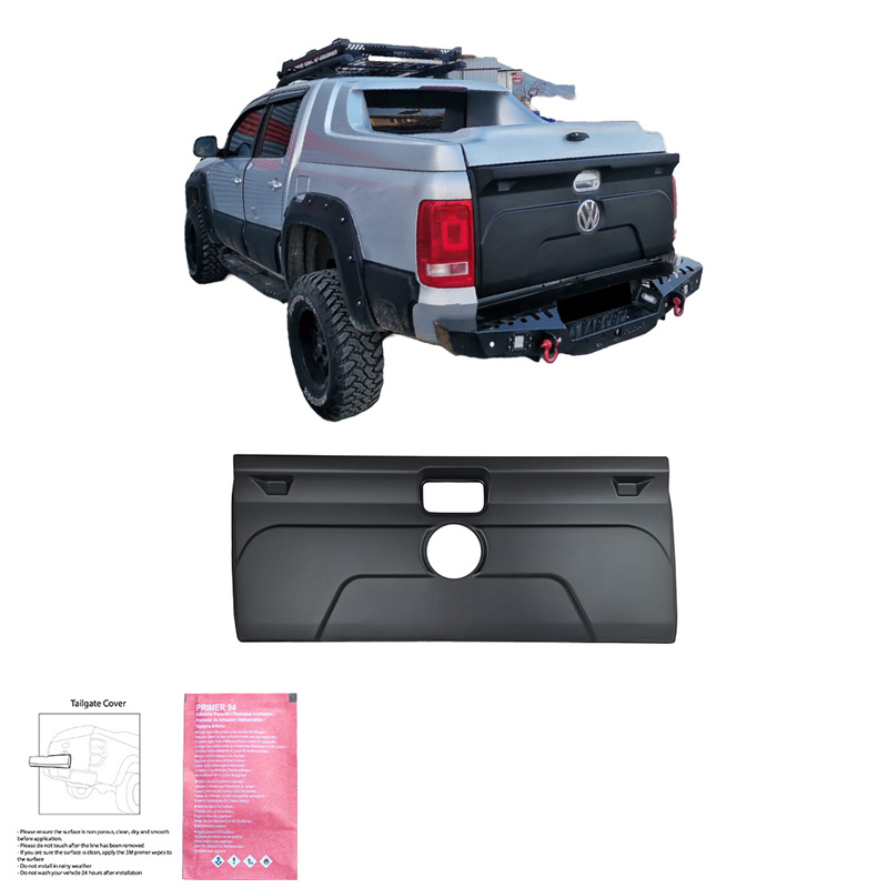 Achterklepcover  Volkswagen Amarok MK1 2010-2022 - Matzwart