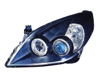 Faros Opel Vectra C 05-08 Angel Eyes negro