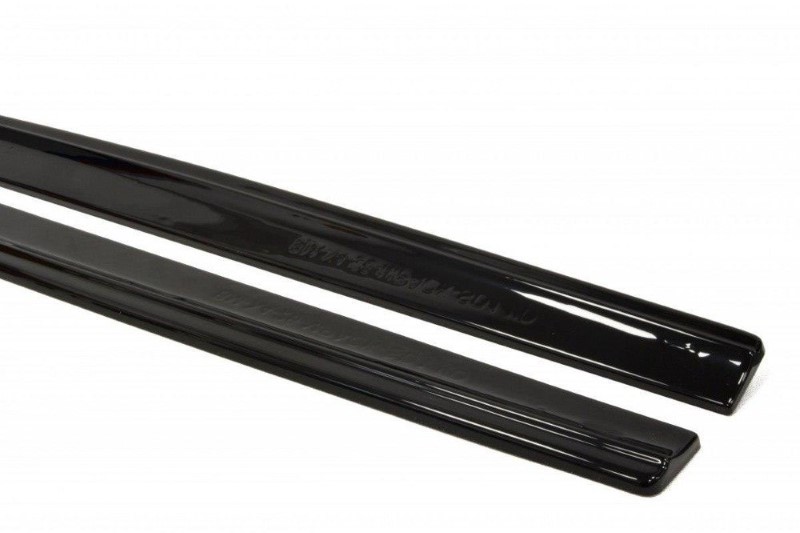 Zijskirts Diffusers BMW X4 M-Pack Glanzend Zwart