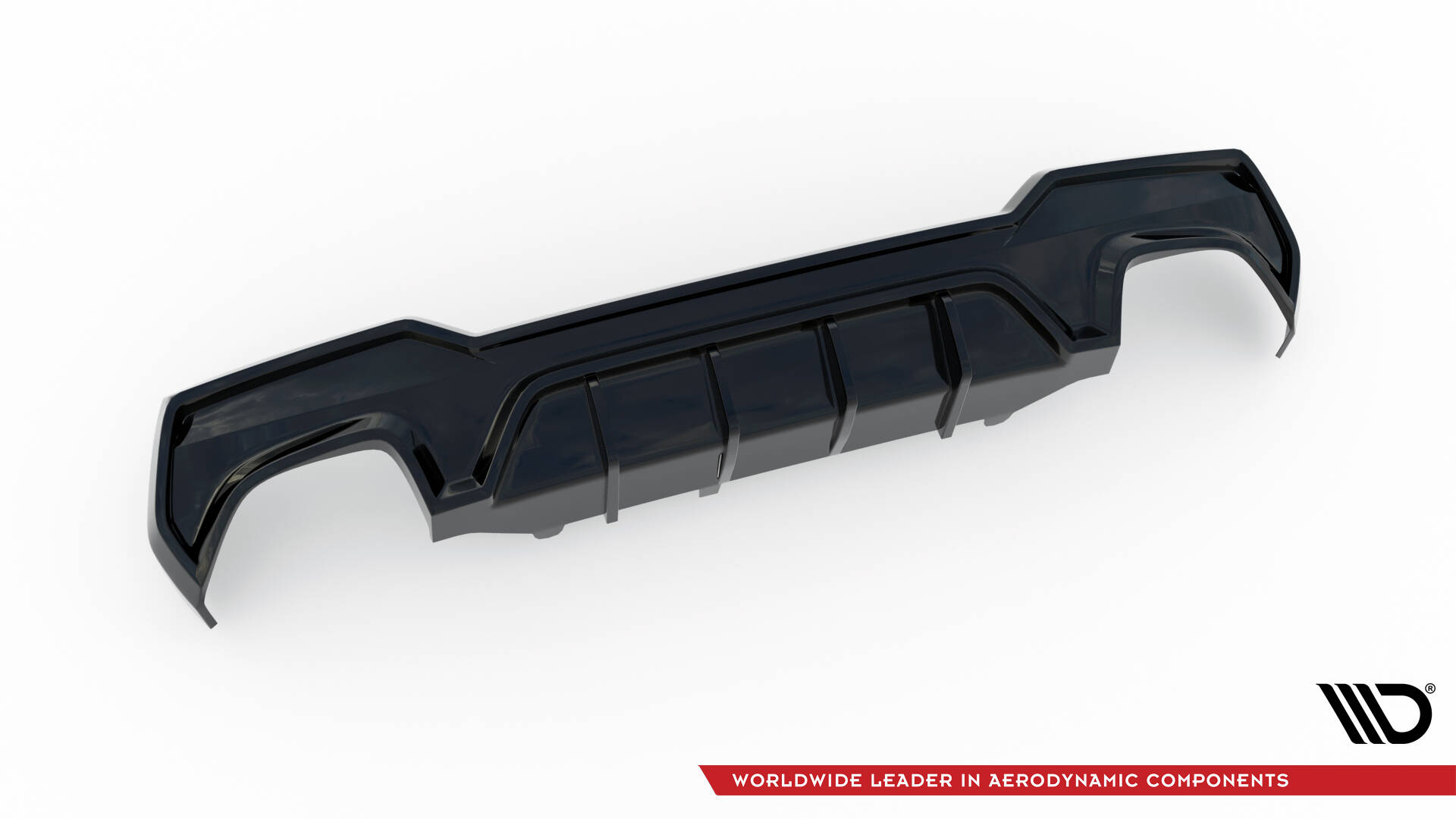 Achter Diffuser BMW M440i G22 / G23 / G22 Facelift / G23 Facelift Maxton Glanzend zwart