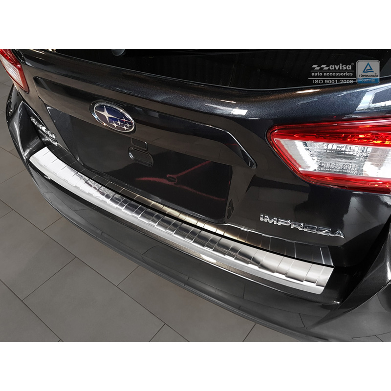 RVS Achterbumperprotector  Subaru Impreza V GT 5-deurs 2017- 'Ribs'