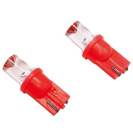 Led lamp T10 rood 5W wide 2st.
