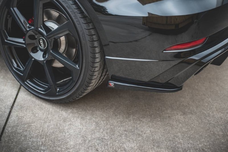 Achterzijde Spoiler V.2 Audi RS3 8V Sportback Facelift Glanzend Zwart