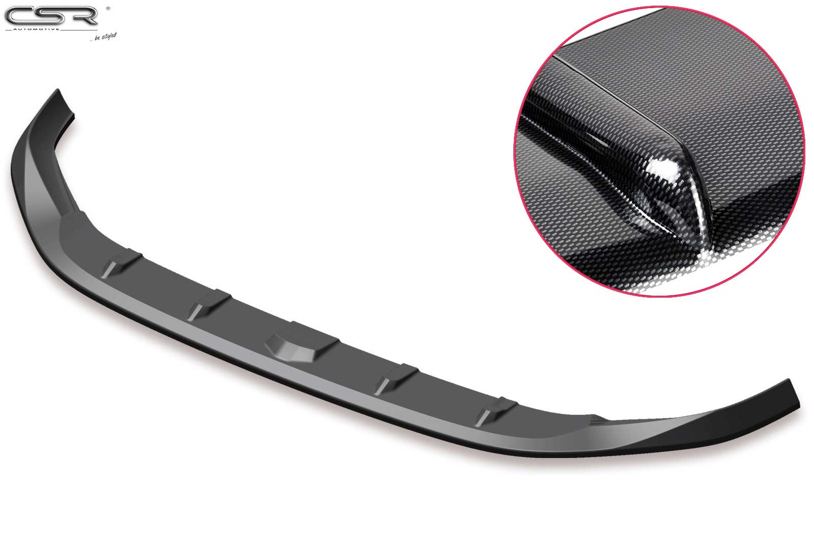 Voorspoiler VW Golf VII R Carbon Look