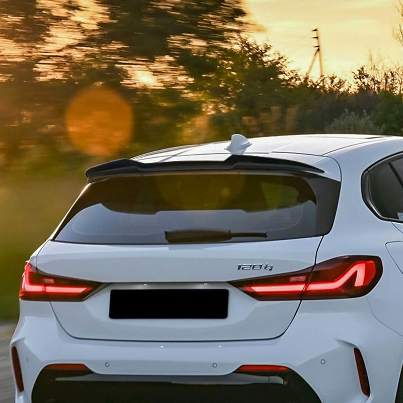 Dakspoiler (Spoiler Cap)  BMW 1-Serie (F40) M-Sport/128ti/M135i 2019-2024 (ABS Glanzend zwart)