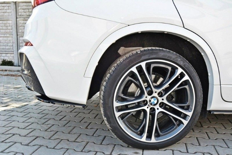 Achterzij Spoiler BMW X4 M-Pack Glanzend Zwart