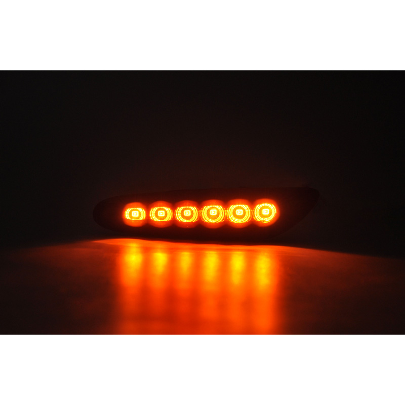 Set LED Zijknipperlichten (T10 Plug)  BMW 1-Serie E8x / 3-Serie E46 / 3-Serie E9x / 5-Serie E6x / X1 E84 / X3 E83 - Rookgrijs