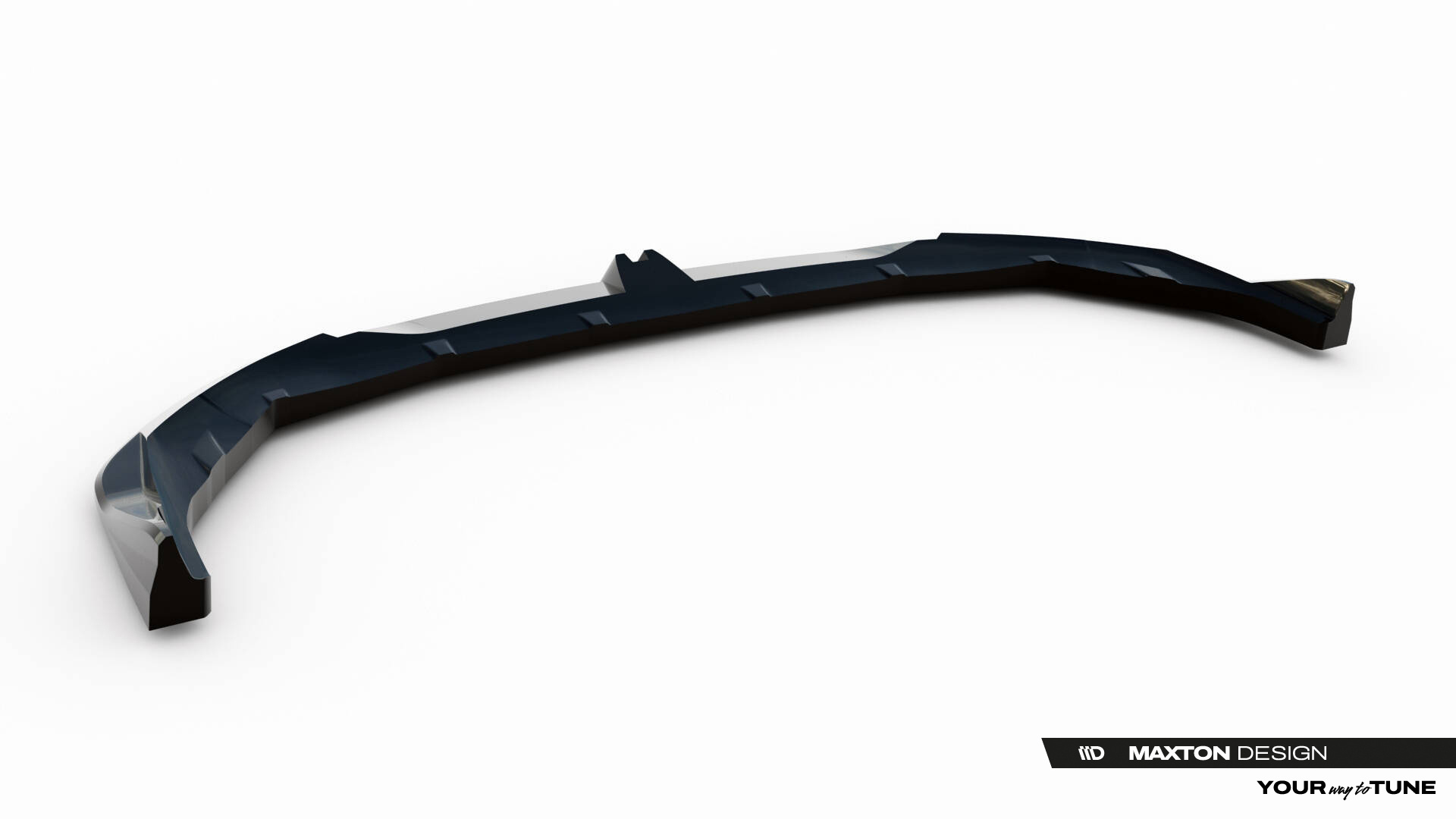 Voorspoiler V.2 BMW M135i / 1 M-Pack F70 / M2351 / 2 M-Pack F74 Maxton Glanzend zwart