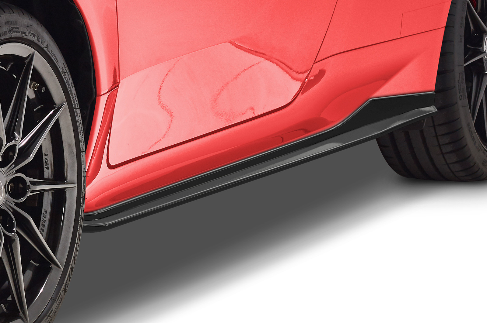 Zijskirts Toyota GR Yaris (XP21) CSR glans Zwart