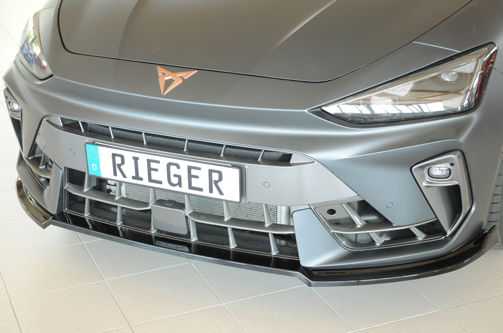 Voorspoiler voor Originele Cupra León KL (06.24-) glans zwart