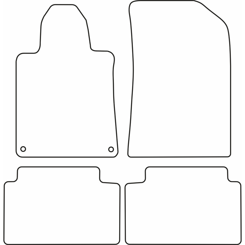 Automatten Velours  Peugeot 508 2011-