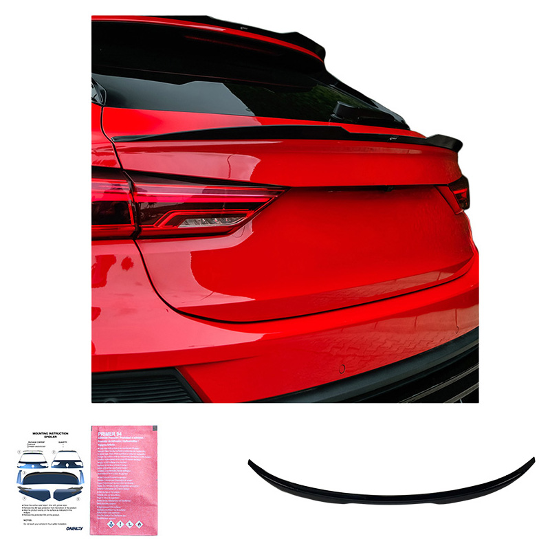 Oneway Achterspoiler  Audi Q3 (F3N) Sportback 2019-2025 incl. S-Line/RSQ3 - Glanzend zwart