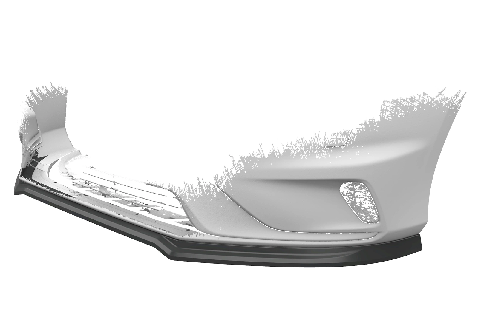 Voorspoiler Volvo V40 R-Design 2012-2019 Glans Zwart – CSR