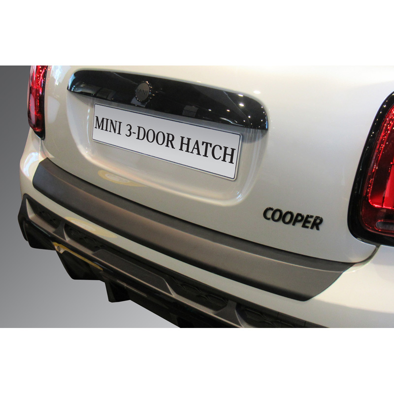 ABS Achterbumper beschermlijst  Mini One/Cooper/Cooper S (F56) (3-deurs) FL 2021- Zwart