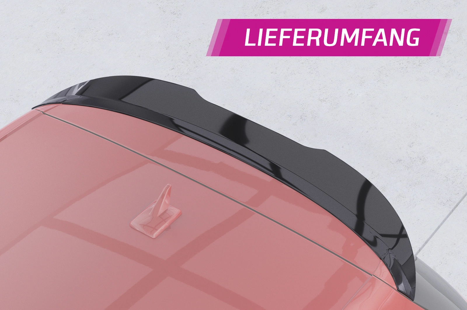 Achterspoiler VW Golf 6 Basisversion (2008–2012) Glans Zwart – CSR Automotive