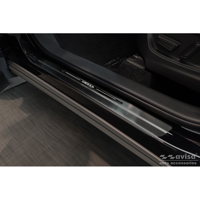RVS Instaplijsten  Toyota Corolla Cross 2020- 'Cross' 4-delig