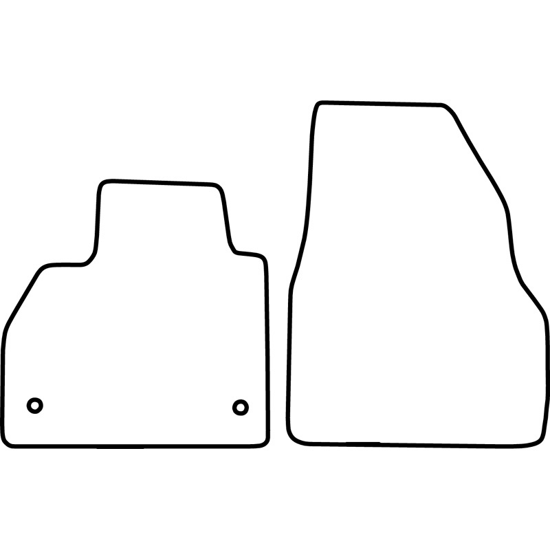 Automatten  Renault Kangoo II 2008-2021 & Mercedes Citan 2012-2021 (alleen voor)