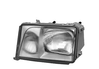 koplamp, Bosch, H4+H3, pneum verstelb, met wit knipperlicht, rec