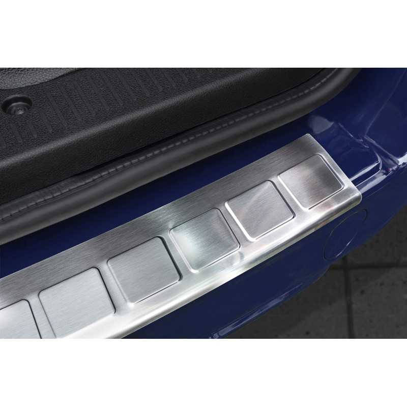 RVS Achterbumperprotector  Dacia Dokker 2012-2017 & 2017- 'Ribs'