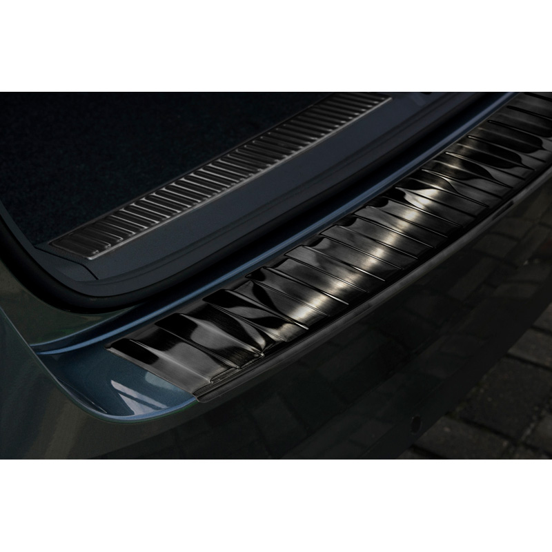 Zwart RVS Achterbumperprotector Skoda Superb III Combi 2015- 'Ri