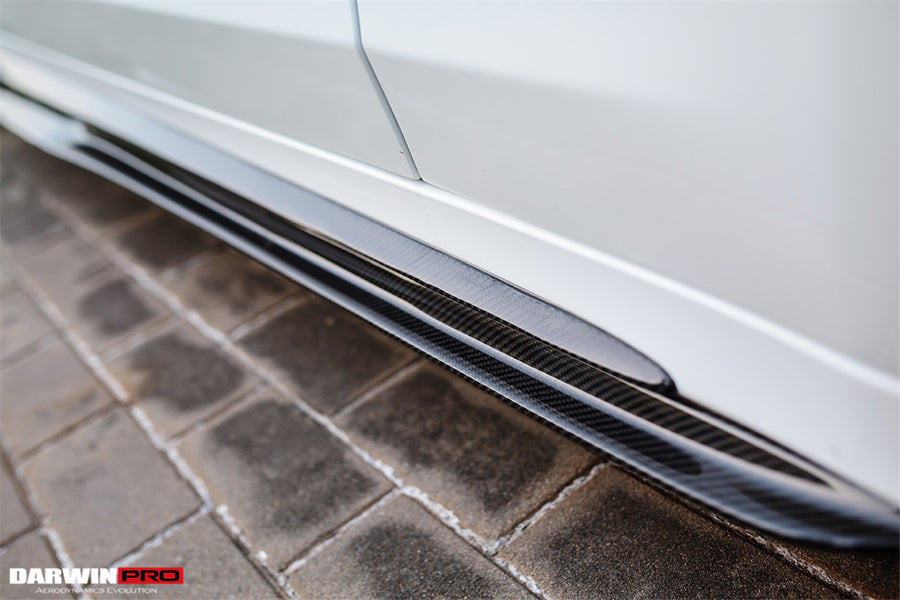 Mercedes Benz W205 C63/S AMG Sedan Carbon Fiber Zijskirts 2015-2021