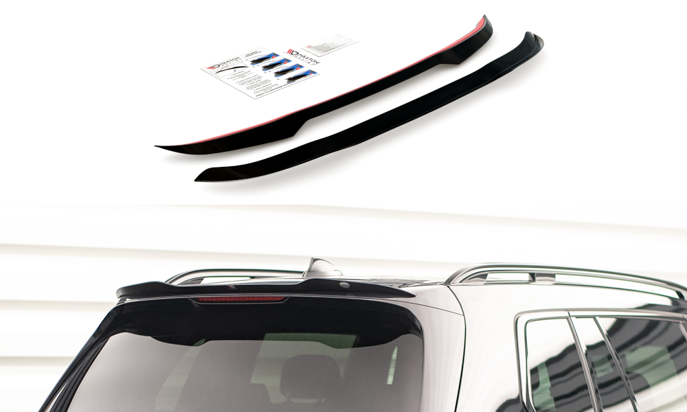 Dakspoiler BMW X7 G07 Maxton Glans Zwart