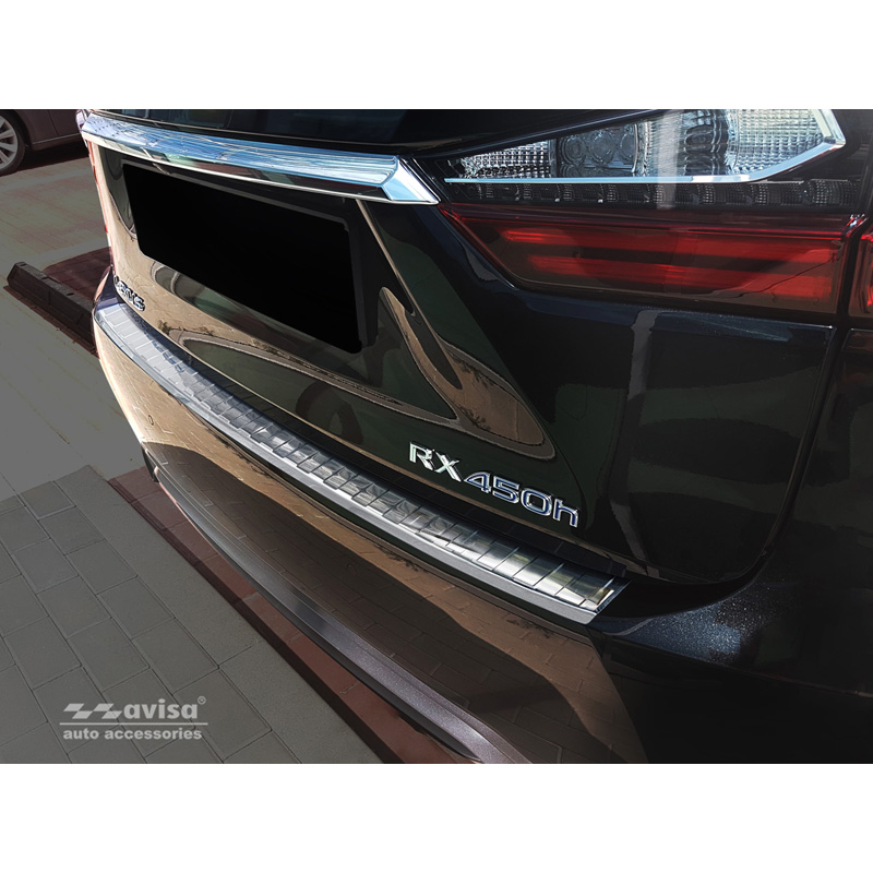 RVS Achterbumperprotector  Lexus RX 2015-2019 & FL 2019- 'Ribs'