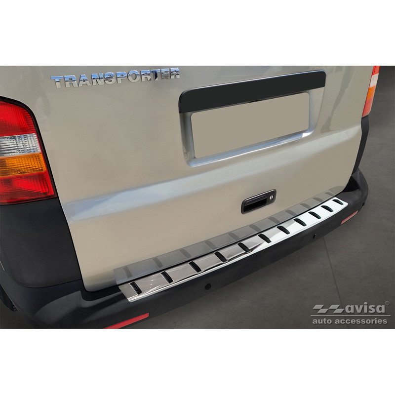 RVS Achterbumperprotector  Volkswagen Transporter T5 2003-2015 incl. Multivan/Caravelle 'STRONG EDITION'