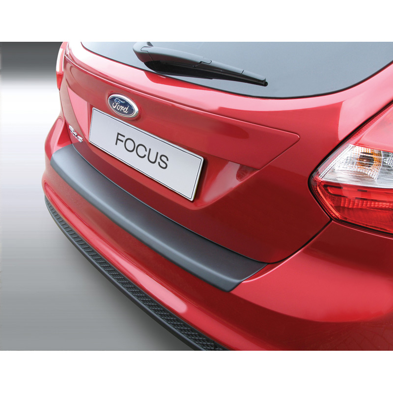 ABS Achterbumper beschermlijst  Ford Focus 5 deurs 2012-2015 Zwart
