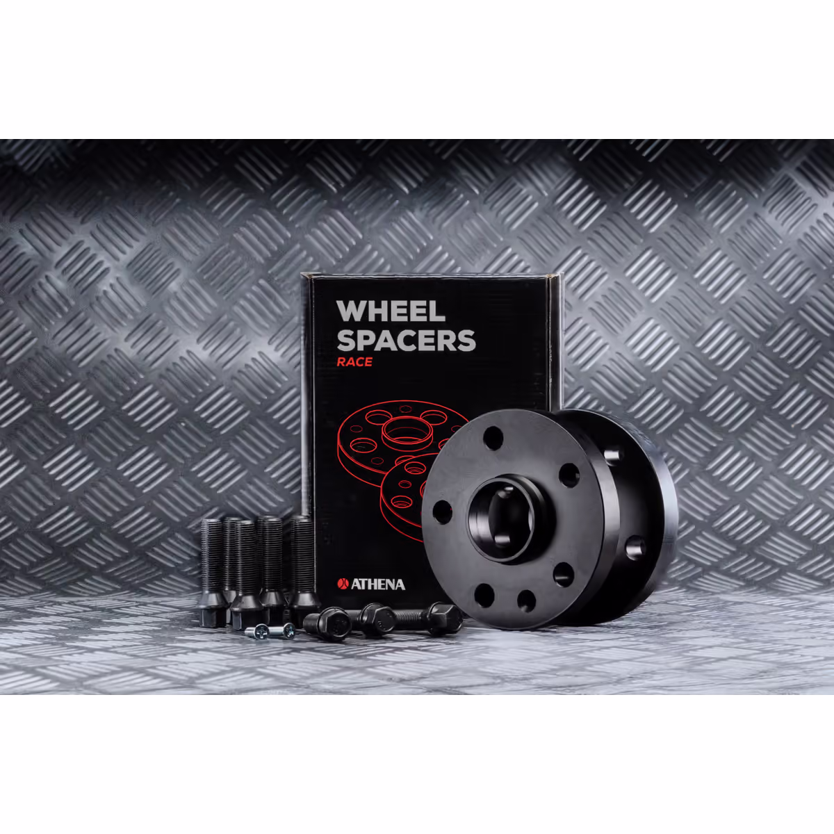 Spoorverbreders 5x120 naaf:72.5 dikte:12mm BMW Mini incl. wielbouten Zwart